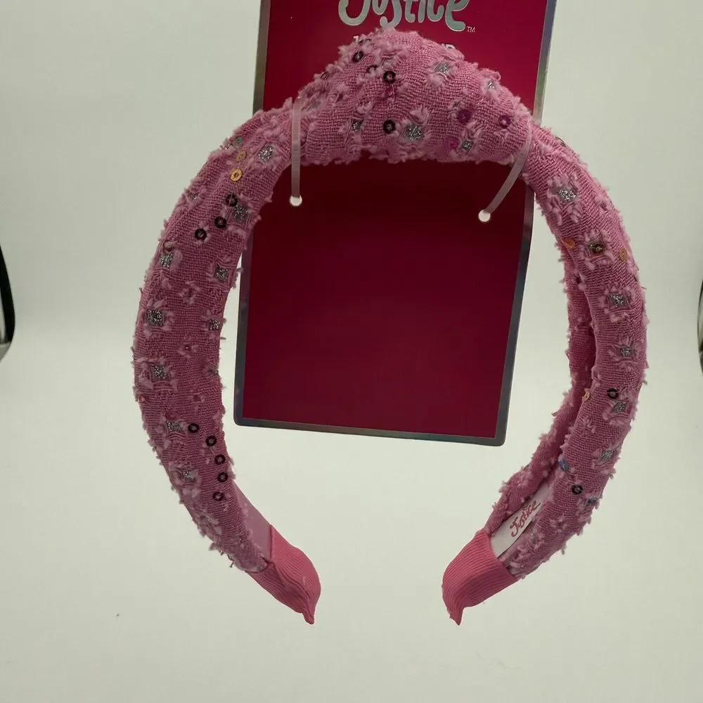 Justice Headband Hair Clip Sunglasses Pink Purple 100%‎ UV Protection Lot Of 3